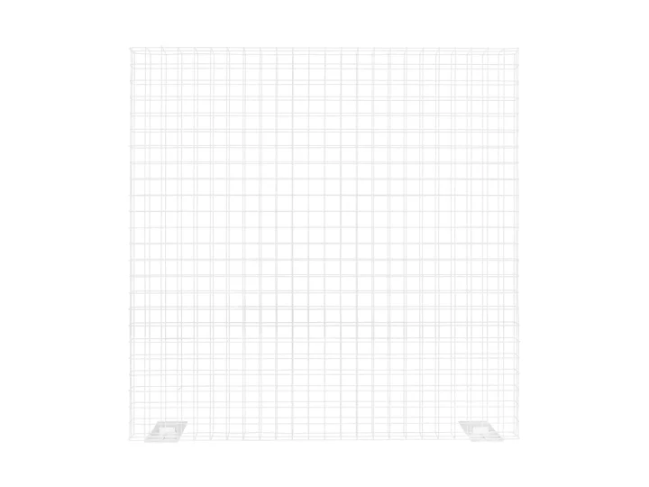 2.4m X 2.4m White Cubed Mesh Wall.jpg