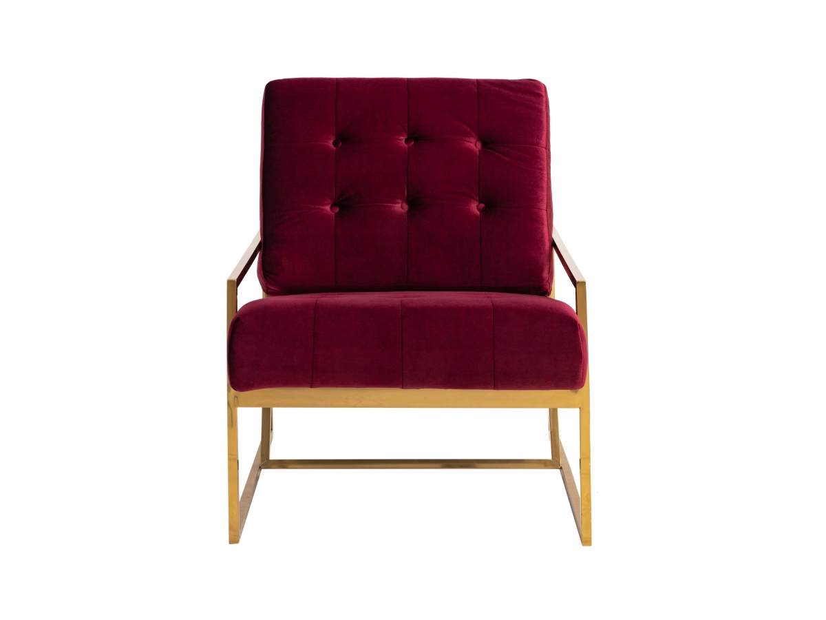Gold Zara Armchair With Burgundy Cushion (2) Copy.jpg