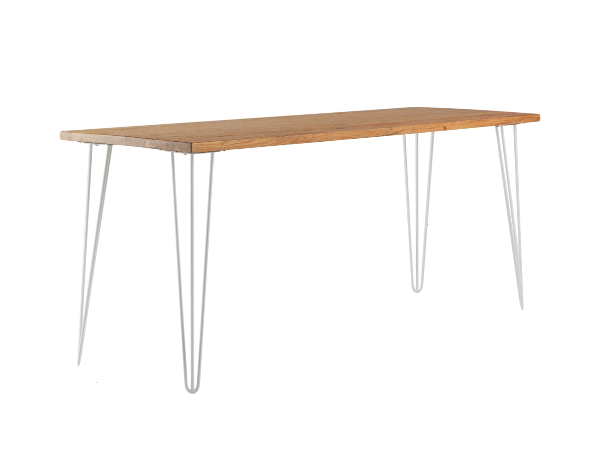 Hairpin Rectangle Cafe Table  Oak   White Legs.jpg
